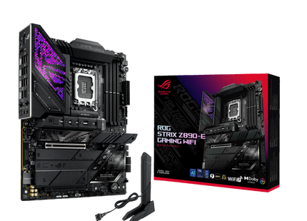 Tarjeta Madre ASUS ROG Strix Z890-E Gaming WiFi | LGA 1851 | ATX | DDR5 | PCIe 5.0 | WiFi 7 | Aura Sync RGB