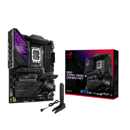 Tarjeta Madre ASUS ROG Strix Z890-E Gaming WiFi | LGA 1851 | ATX | DDR5 | PCIe 5.0 | WiFi 7 | Aura Sync RGB