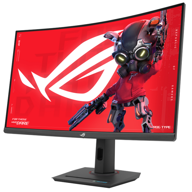Monitor ASUS Curvo 32” ROG Strix XG32WCS | 2560x1440 | 170Hz | FreeSync | HDMI | DisplayPort | USB
