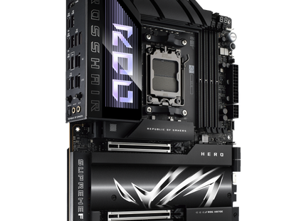 Tarjeta Madre ASUS ROG CROSSHAIR X870E HERO | AM5 | DDR5 | ATX | PCIe 5.0 | Wi-Fi 6E | 10Gb Ethernet | Aura Sync RGB