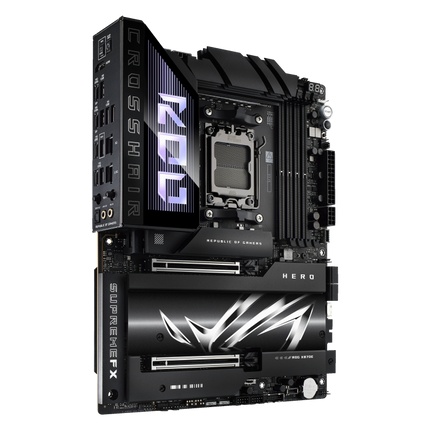Tarjeta Madre ASUS ROG CROSSHAIR X870E HERO | AM5 | DDR5 | ATX | PCIe 5.0 | Wi-Fi 6E | 10Gb Ethernet | Aura Sync RGB