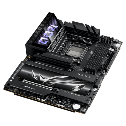 Tarjeta Madre ASUS ROG CROSSHAIR X870E HERO | AM5 | DDR5 | ATX | PCIe 5.0 | Wi-Fi 6E | 10Gb Ethernet | Aura Sync RGB