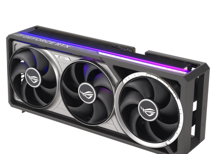 ASUS ROG Astral RTX 5080 - vista superior de ventiladores
