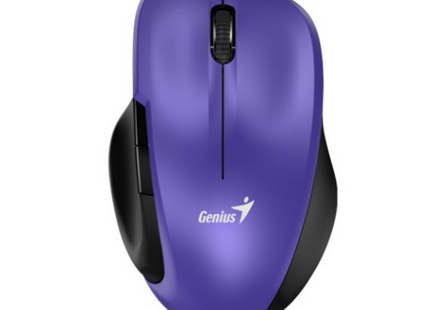 Mouse inalámbrico Genius Ergo 8200S vista frontal con receptor USB