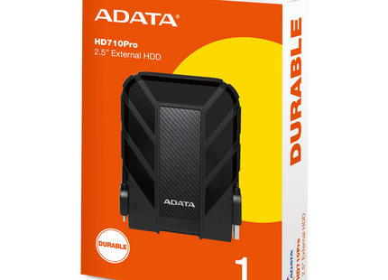 Disco Duro Externo ADATA HD710 Pro | 1TB | USB 3.2 | Resistente | Negro