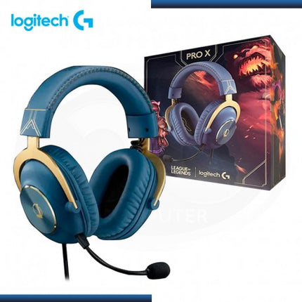 Headset Logitech G Pro X Gaming | League of Legends Edition | Sonido 7.1