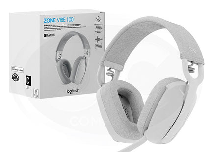 Headset Logitech Zone Vibe 100 | Inalámbrico Bluetooth | Micrófono con cancelación de ruido