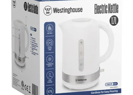 Hervidor Eléctrico Westinghouse WKWK3058WH | 1.7 L | Blanco