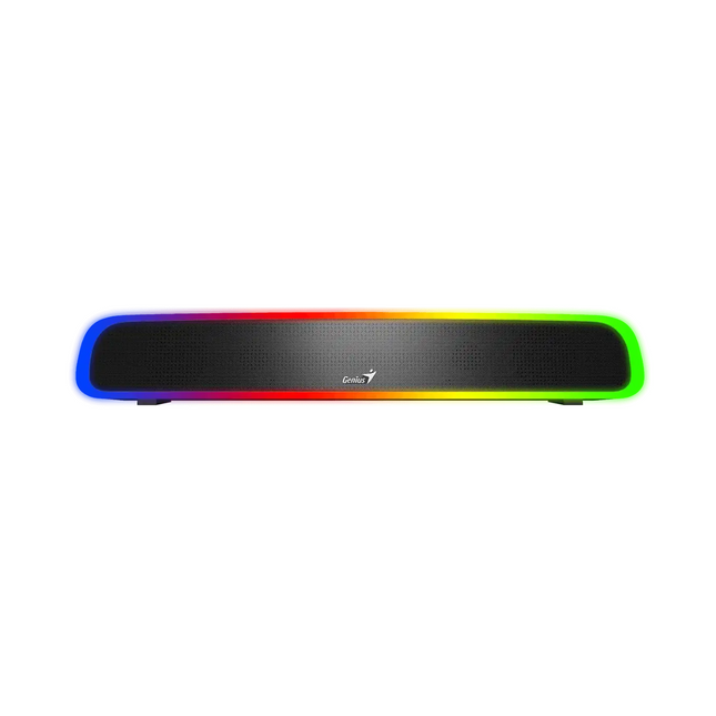 Barra de Sonido RGB Genius SP-HF200BT | Bluetooth | Iluminación RGB | 6W RMS