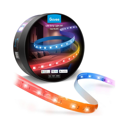 Cable de Luces Govee RGBICW LED Strip Lights 5 Metros | H61E1 | RGBICW | Control por App y Voz