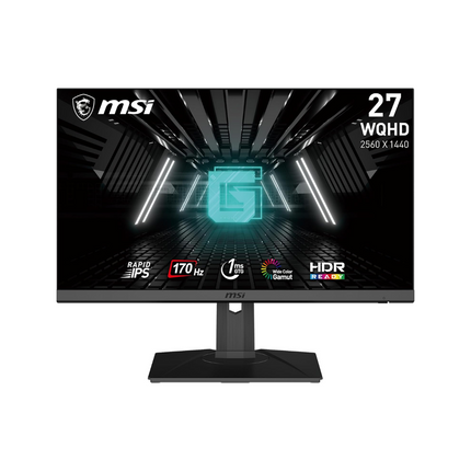 Monitor MSI G27QPF | 27” | 2560 x 1440 | 170Hz | 1ms | HDMI | DisplayPort | USB-C | FreeSync