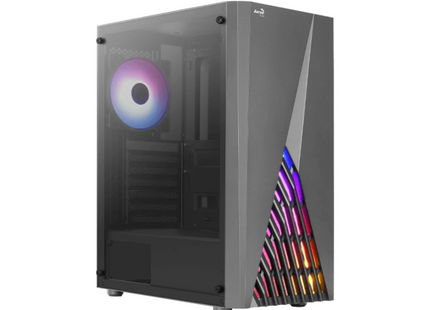 Case Gaming Aerocool Delta-G V2 | Media Torre | Vidrio Templado | RGB Frontal | Negro | ACCM-PV45043.11