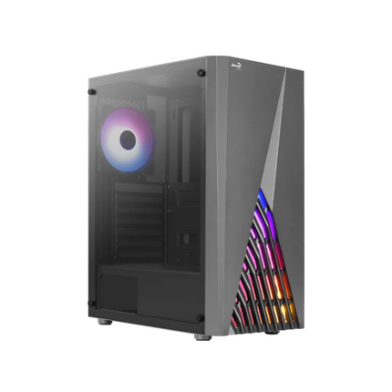 Case Gaming Aerocool Delta-G V2 | Media Torre | Vidrio Templado | RGB Frontal | Negro | ACCM-PV45043.11