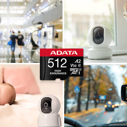 Memoria Micro SDXC ADATA | 256GB | UHS-I U3 V30 A2 | 100MB/s lectura | Con adaptador SD