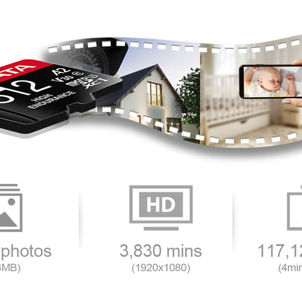 Memoria Micro SDXC ADATA | 256GB | UHS-I U3 V30 A2 | 100MB/s lectura | Con adaptador SD