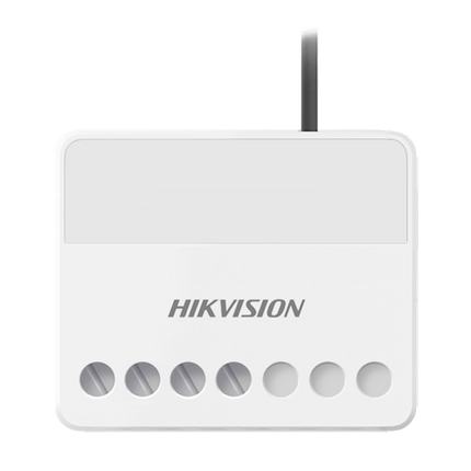 Módulo de Relé Inalámbrico Hikvision DS-PM1-O1H-WB | 433MHz | Bidireccional | AES-128