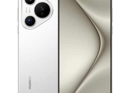 Huawei P70 blanco vista frontal pantalla encendida 12GB RAM 256GB