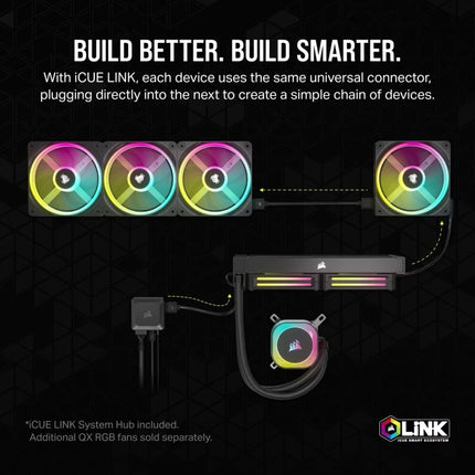 Enfriamiento Líquido Corsair H115i RGB AIO 280mm | RGB | 280mm | CW-9061002-WW