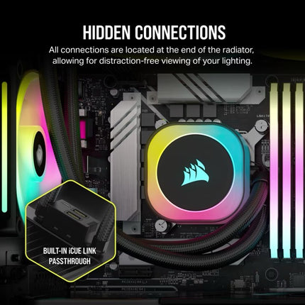 Enfriamiento Líquido Corsair H115i RGB AIO 280mm | RGB | 280mm | CW-9061002-WW