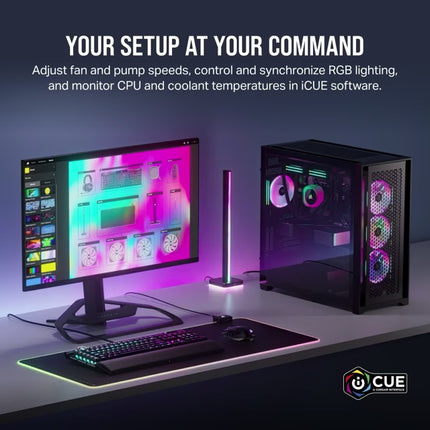 Enfriamiento Líquido Corsair H115i RGB AIO 280mm | RGB | 280mm | CW-9061002-WW