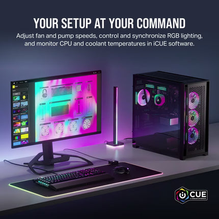 Enfriamiento Líquido Corsair H170i RGB AIO | 420mm | Radiador Triple | iCUE | RGB | CW-9061004-WW
