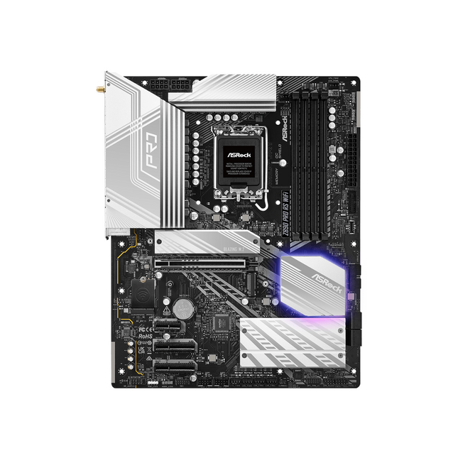 Tarjeta Madre ASRock Z890 PRO RS WIFI DDR5 | ATX | LGA 1851 | DDR5 hasta 8000+ MHz | Wi-Fi 6E | PCIe 5.0