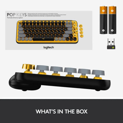 Teclado Logitech Pop Keys | 65% Mecánico | Inalámbrico | Bluetooth | Español