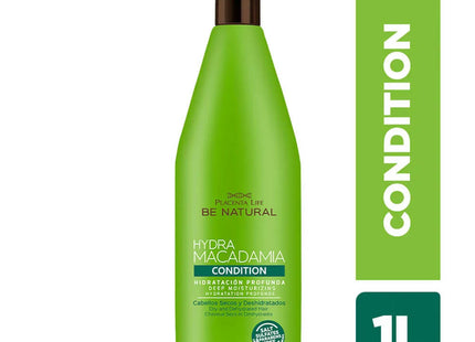 Acondicionador Hydra Macadamia 1000ml Placent Life | Para hidratar y suavizar profundamente el cabello seco