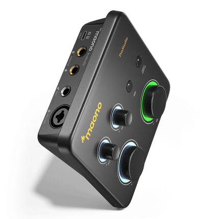 Interfase de Audio Maono PS22 Lite | USB-C | 2 Entradas | 24 bit | 48 kHz