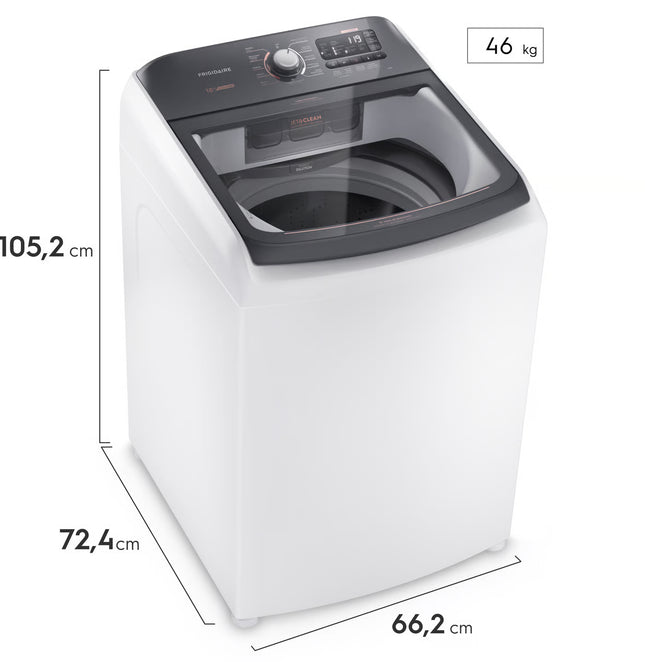 Lavadora Frigidaire Automática 18kg | Impeller | Blanca | Premium FWIB18T4EBPUG