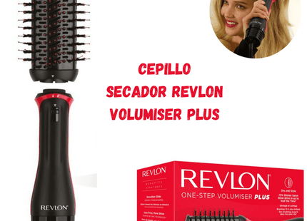 Cepillo Secador Revlon One Step Volumizer Plus | Para secar, alisar y dar volumen en un solo paso