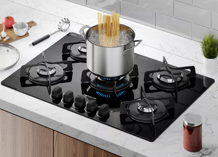 Plantilla de Gas Frigidaire FTGC3050VB de 30 Pulgadas con 5 Quemadores