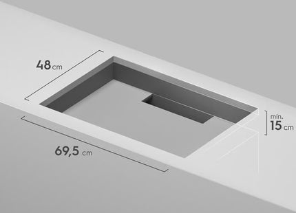 Plantilla de Gas Frigidaire FTGC3050XS 30” de 5 Quemadores Empotrable