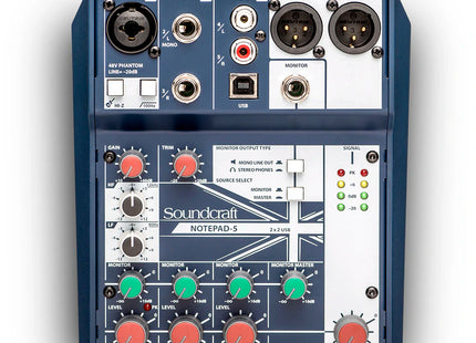 Soundcraft Mixer Interface Notepad-5