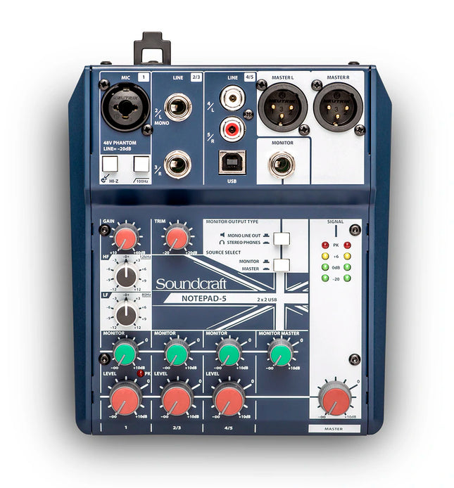 Soundcraft Mixer Interface Notepad-5