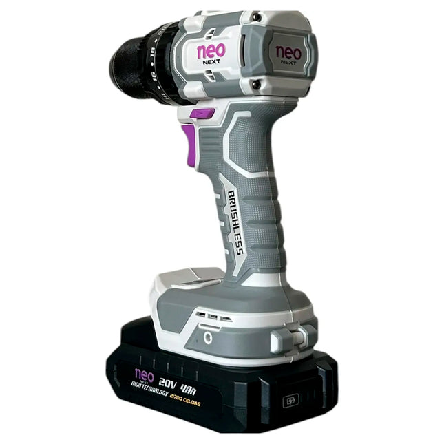 NEO NEXT T1280/20C1-4 Taladro Percutor Atornillador Inalámbrico 20 V 4 Ah 13 mm 80 Nm