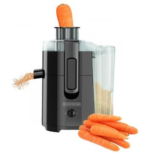 Extractor de Jugo Black+Decker JE2500B‑LA | 400 W | 57 oz (1.7 L) pulpa | Tecnología silenciosa