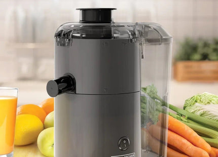 Extractor de Jugo Black+Decker JE2500B‑LA | 400 W | 57 oz (1.7 L) pulpa | Tecnología silenciosa