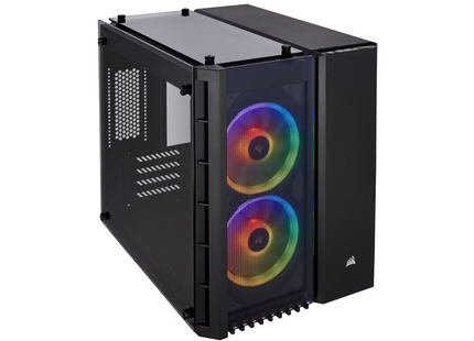 Case Corsair Crystal Series 280X | Micro ATX | Vidrio Templado | Flujo de Aire Optimizado | Color Negro