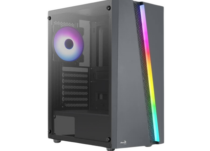 Case Gaming Aerocool Blade-G V1 | Media Torre ATX | Vidrio Templado | RGB Frontal | Negro | ACCM-PV46043.11