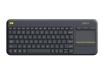 Teclado Inalámbrico Logitech K400 Plus | 70% | Touchpad Integrado | Español | 2.4 GHz | Negro