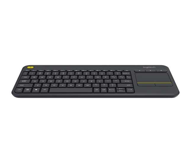 Teclado Inalámbrico Logitech K400 Plus | 70% | Touchpad Integrado | Español | 2.4 GHz | Negro