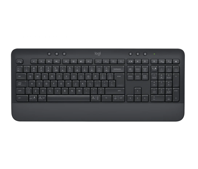 Teclado Wireless Logitech Signature K650 | Inalámbrico Bluetooth / Logi Bolt | Palm Rest | US Inglés | #Parte 920-010908