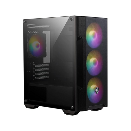 Case Gaming MSI MAG Forge M100A | 1x USB 3.0 | 2x USB 2.0 | Auto RGB Fan 4x 120mm