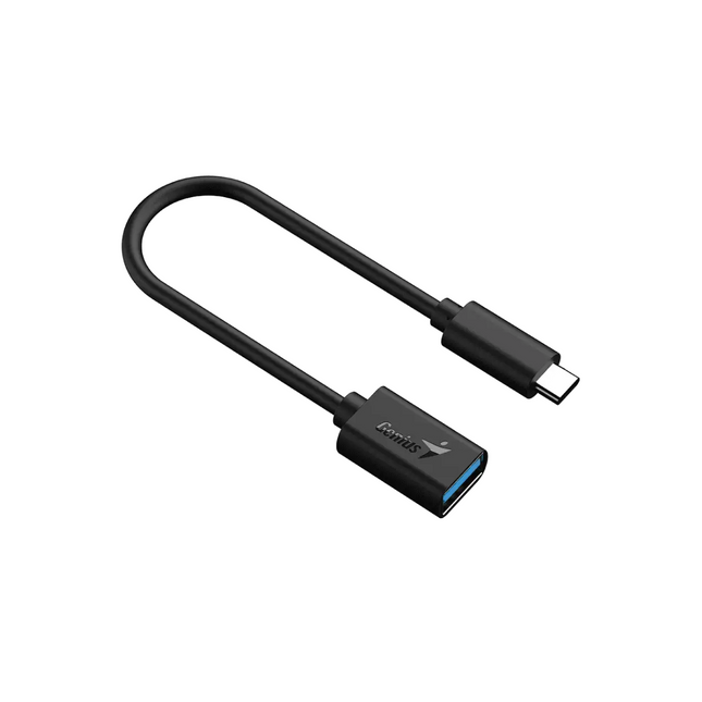 Adaptador USB Genius RS2 ACC-C2AC | Type-C a USB Tipo A | Transferencia de Datos | Plug and Play
