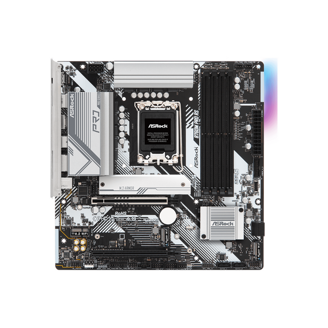 Tarjeta Madre ASRock B760M PRO RS | Micro ATX | LGA 1700 | DDR5 hasta 6400 MHz