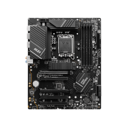Tarjeta Madre MSI PRO B760-P II DDR4 | LGA1700 | ATX | 4 x DDR4 | PCIe 4.0 | 2 x M.2 | 6 x SATA