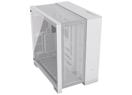 Case Gaming Corsair 6500D Airflow | Media Torre | Doble Cámara | Vidrio Templado | Blanco | CC-9011260-WW