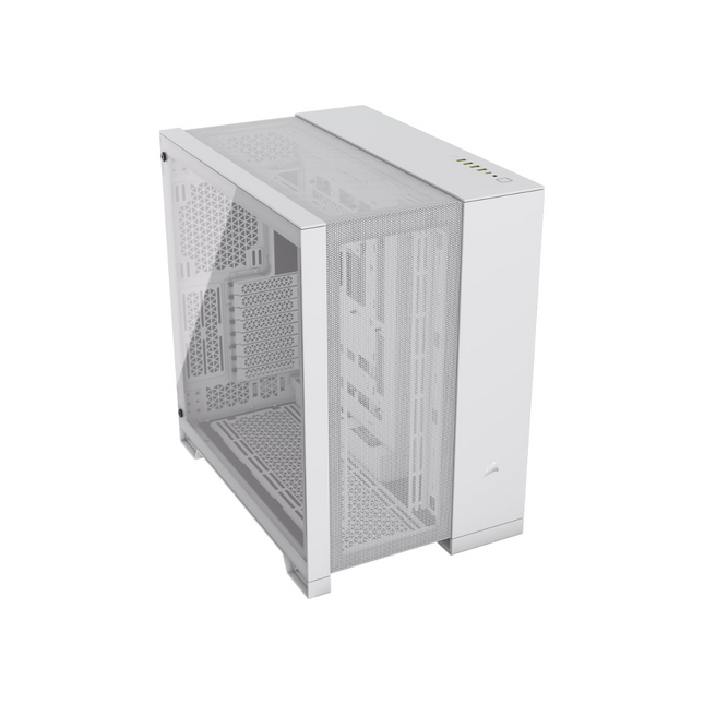 Case Gaming Corsair 6500D Airflow | Media Torre | Doble Cámara | Vidrio Templado | Blanco | CC-9011260-WW