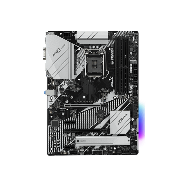 Tarjeta Madre ASRock B460 PRO4 | ATX | LGA 1200 | DDR4 | Chipset Intel B460
